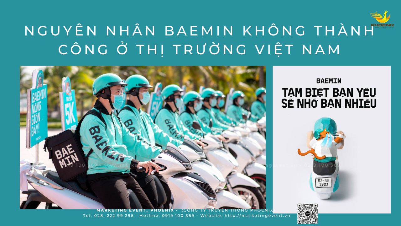 marketingevent phoenix nguyen nhan Baemin khong thanh cong o thi truong vietnam